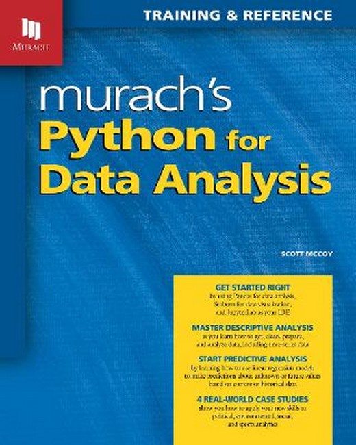Murach's Python for Data Analysis: