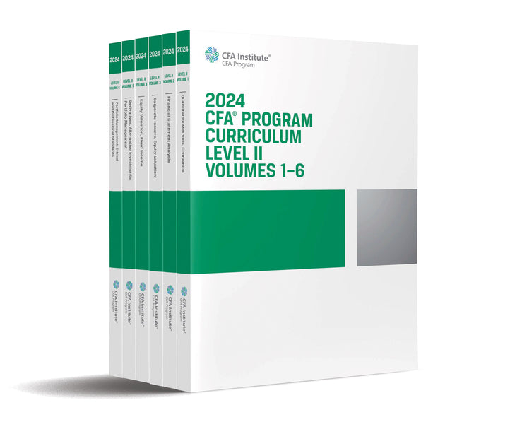 2024 CFA Program Curriculum Level II Box Set, Volumes 1 - 6 cover