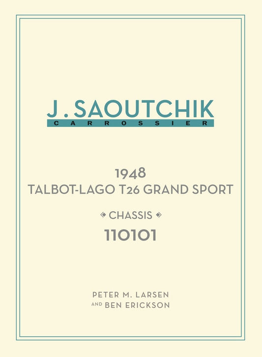 Jacques Saoutchik, Maître Carrossier