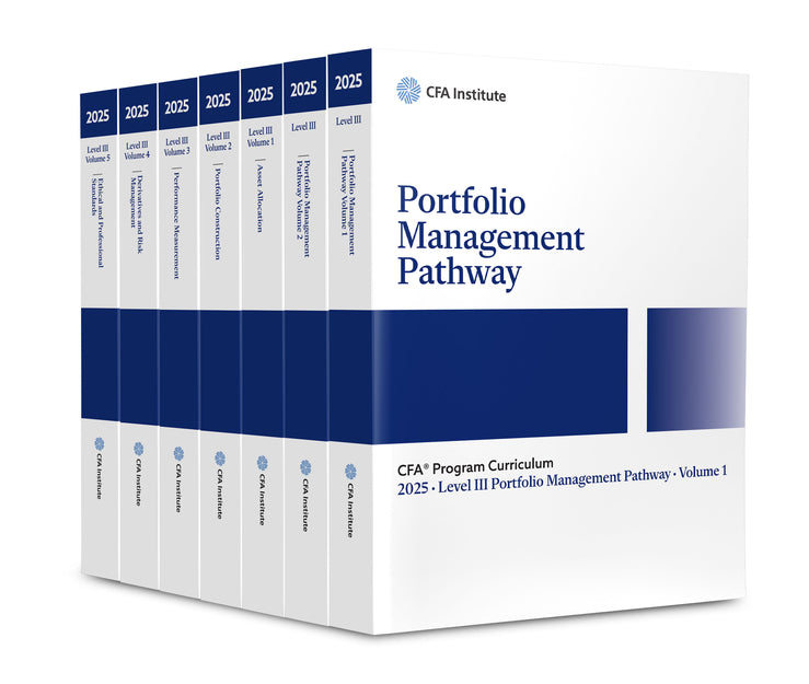 2025 CFA Program Curriculum Level III Portfolio Management Pathway Box Set cover
