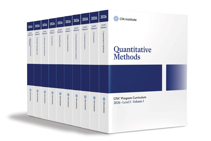 2026 CFA Program Curriculum Level I Box Set cover