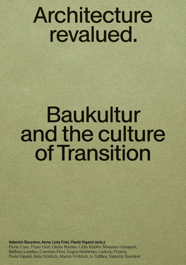 Baukultur: Architecture Revalued cover