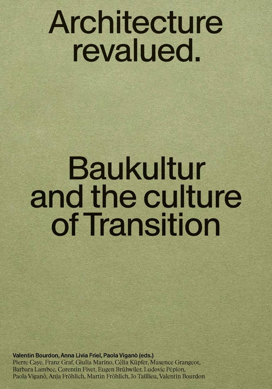 Baukultur: Architecture Revalued cover