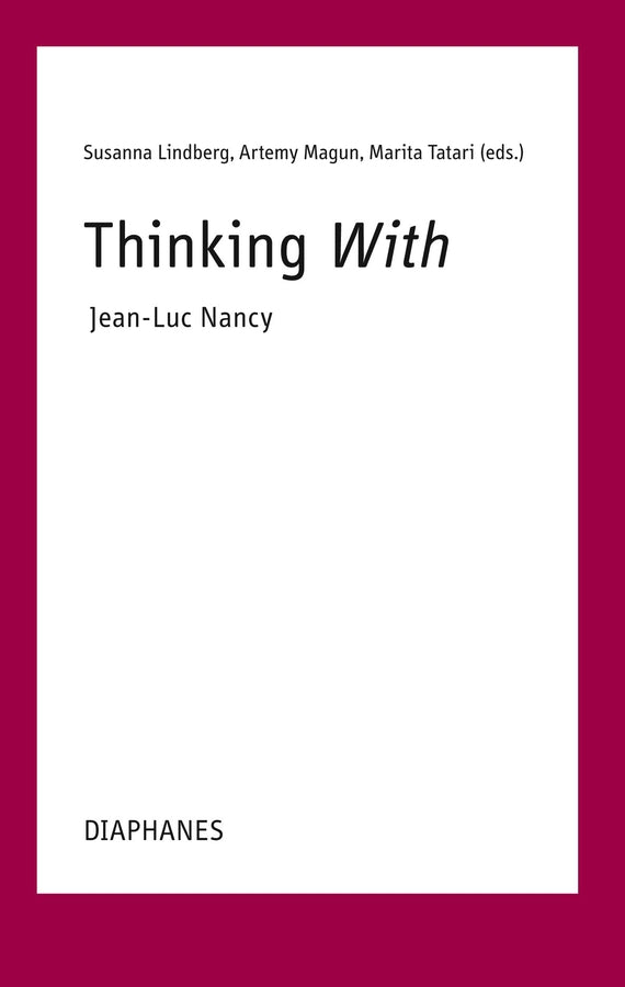 Thinking With -- Jean-Luc Nancy cover