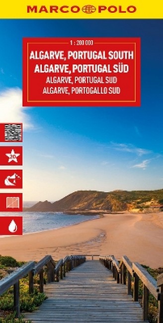Algarve, Portugal South Marco Polo Map cover