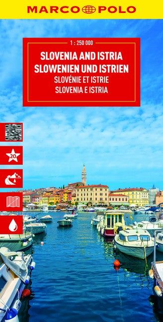 Slovenia and Istria Marco Polo Map cover