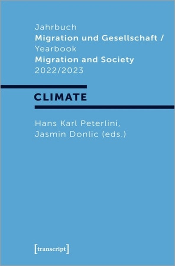Jahrbuch Migration und Gesellschaft / Yearbook Migration and Society 2022/2023: Focus: Climate cover
