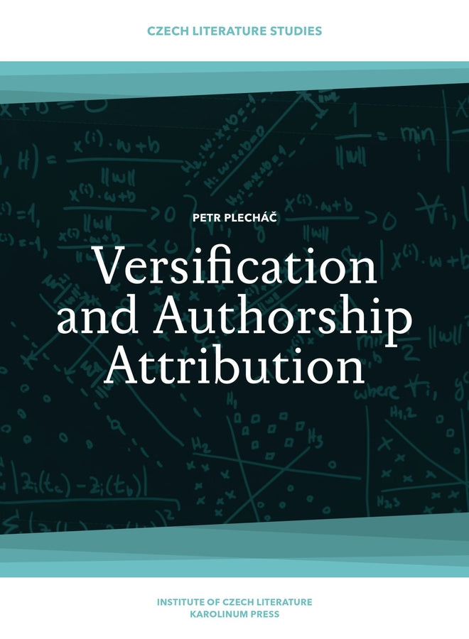Versification and Authorship Attribution cover