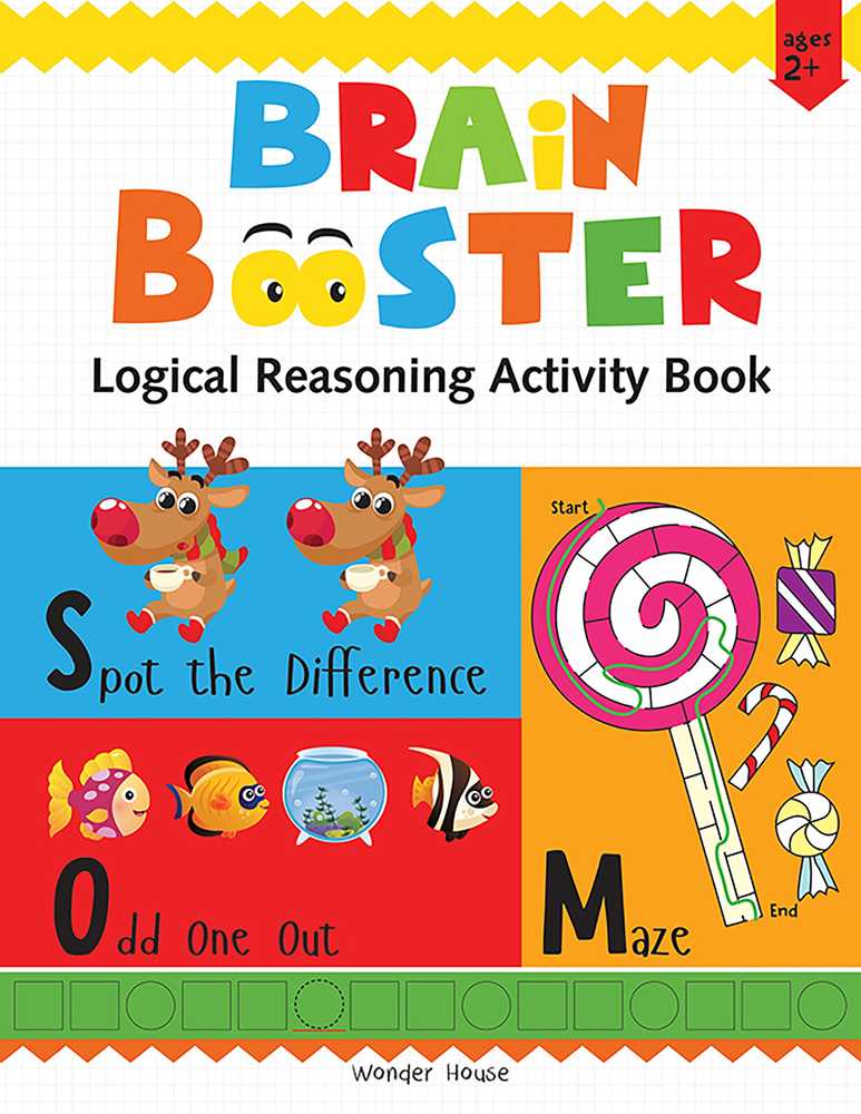 Brain Booster - Logical Reasoning Activity Book For Kids book cover