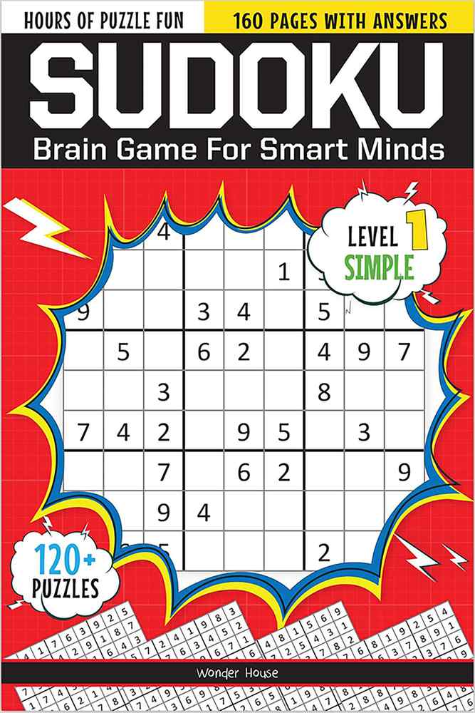 Sudoku - Brain Games For Smart Minds Level 1 Simple book cover