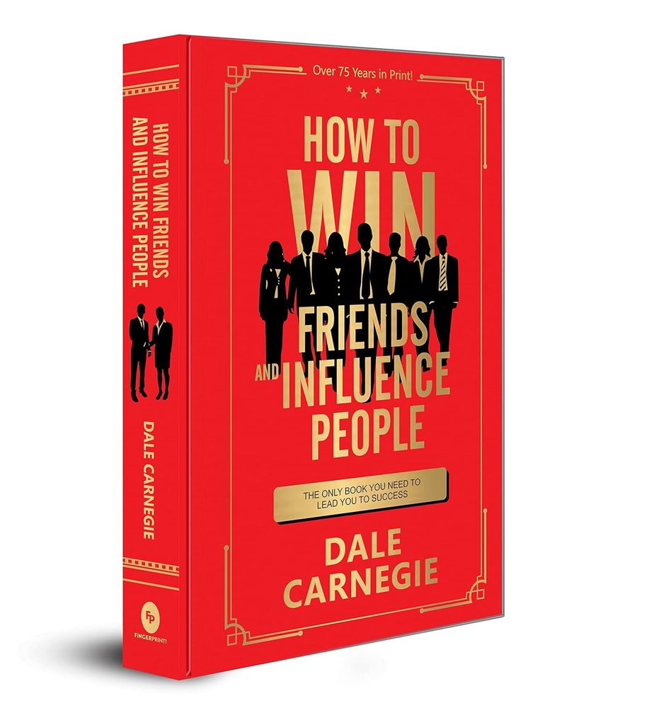 How To Win Friends And Influence People (Deluxe Hardbound Edition) book cover