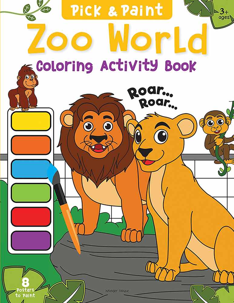 Pick and Paint: Zoo World book cover