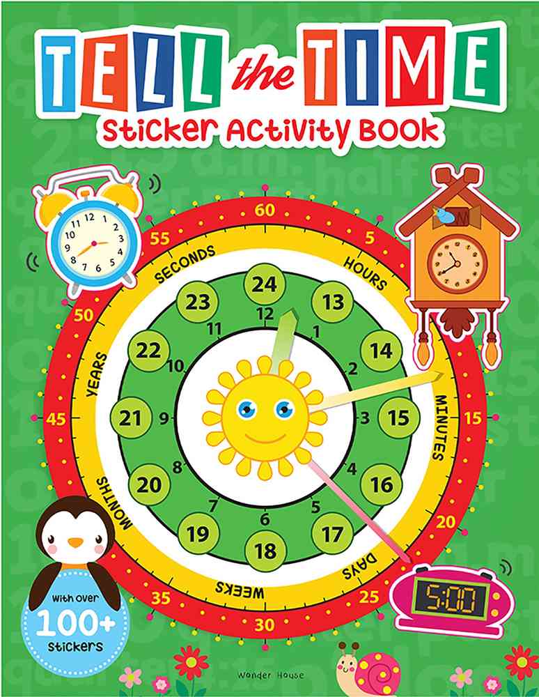 Tell the Time Sticker Activity Book book cover