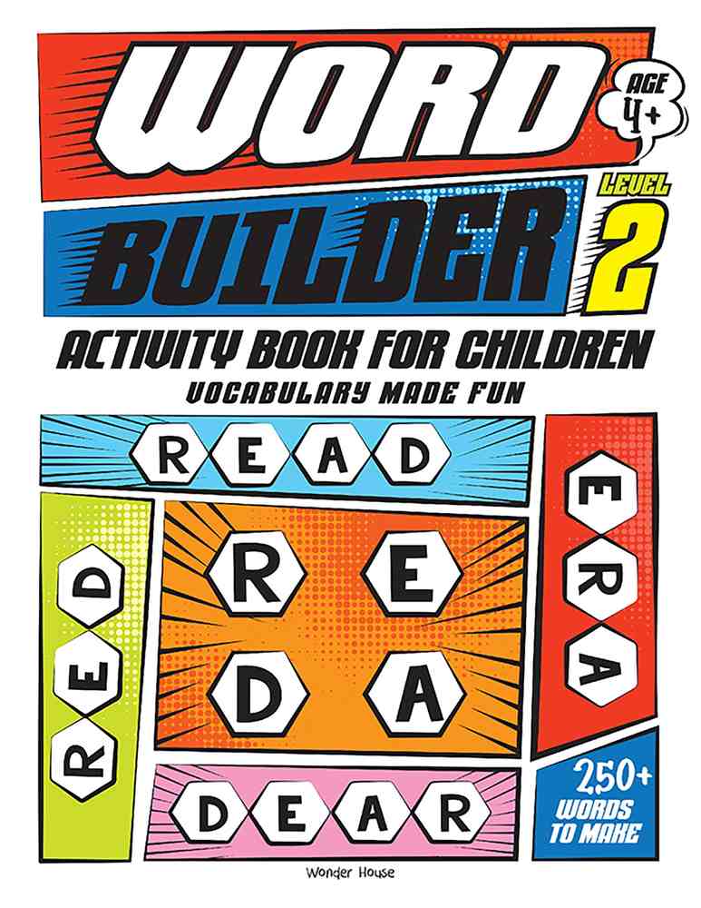 Word Builder Activity Book For Children - Make Meaningful Words With The Given Letters - Level 2 book cover