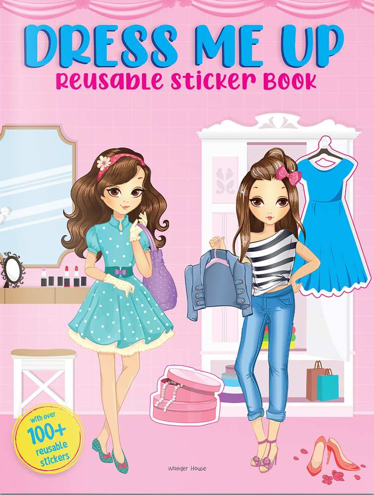 Dress Me Up Reusable Sticker BookFor Chindren book cover