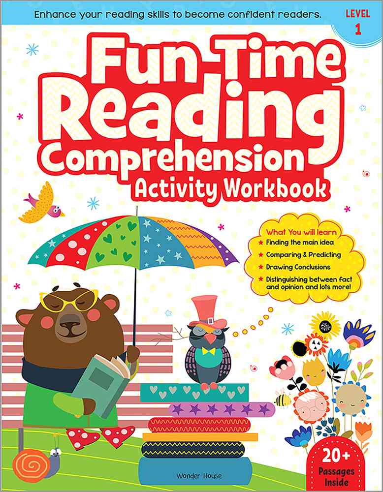 Fun Time Reading Comprehension - Activity Workbook For Children - Level 1 book cover