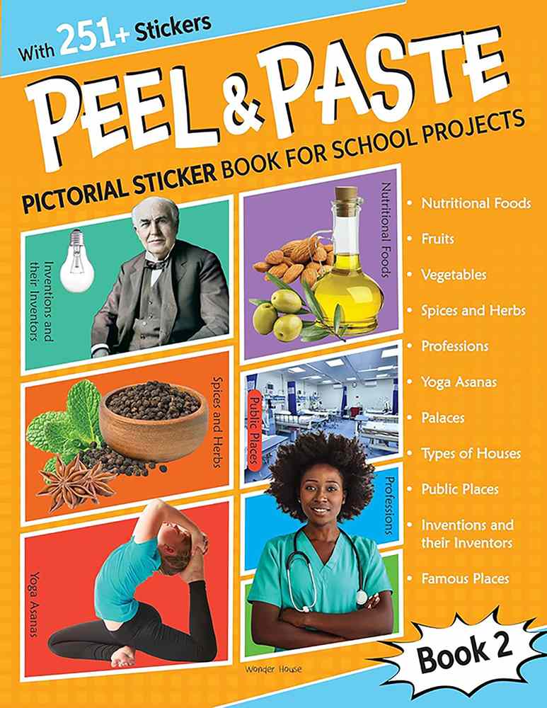 Peel & Paste - Pictorial Sticker Book For School Projects - Book 2 book cover