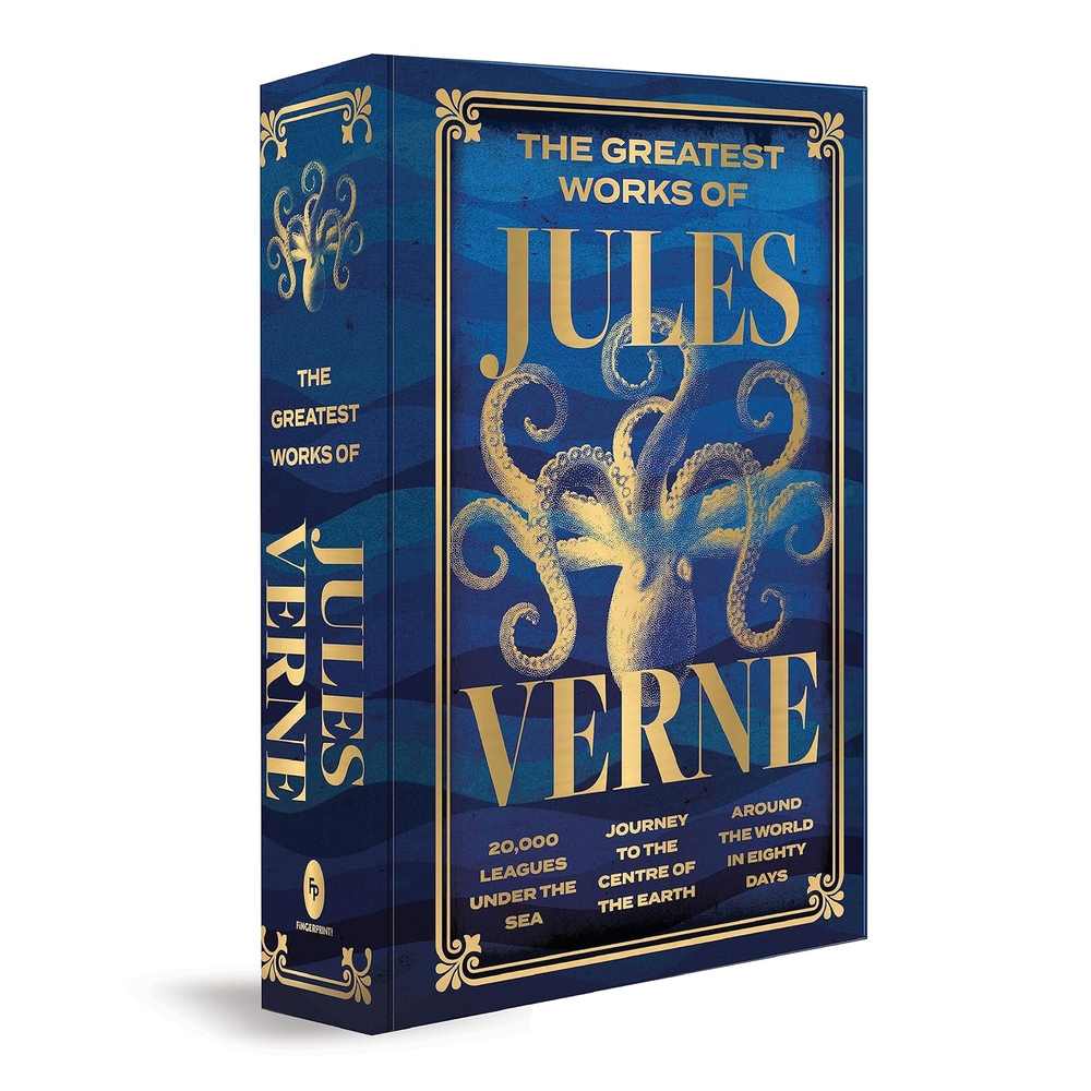 Greatest Works of Jules Verne (Deluxe Hardbound Edition) book cover