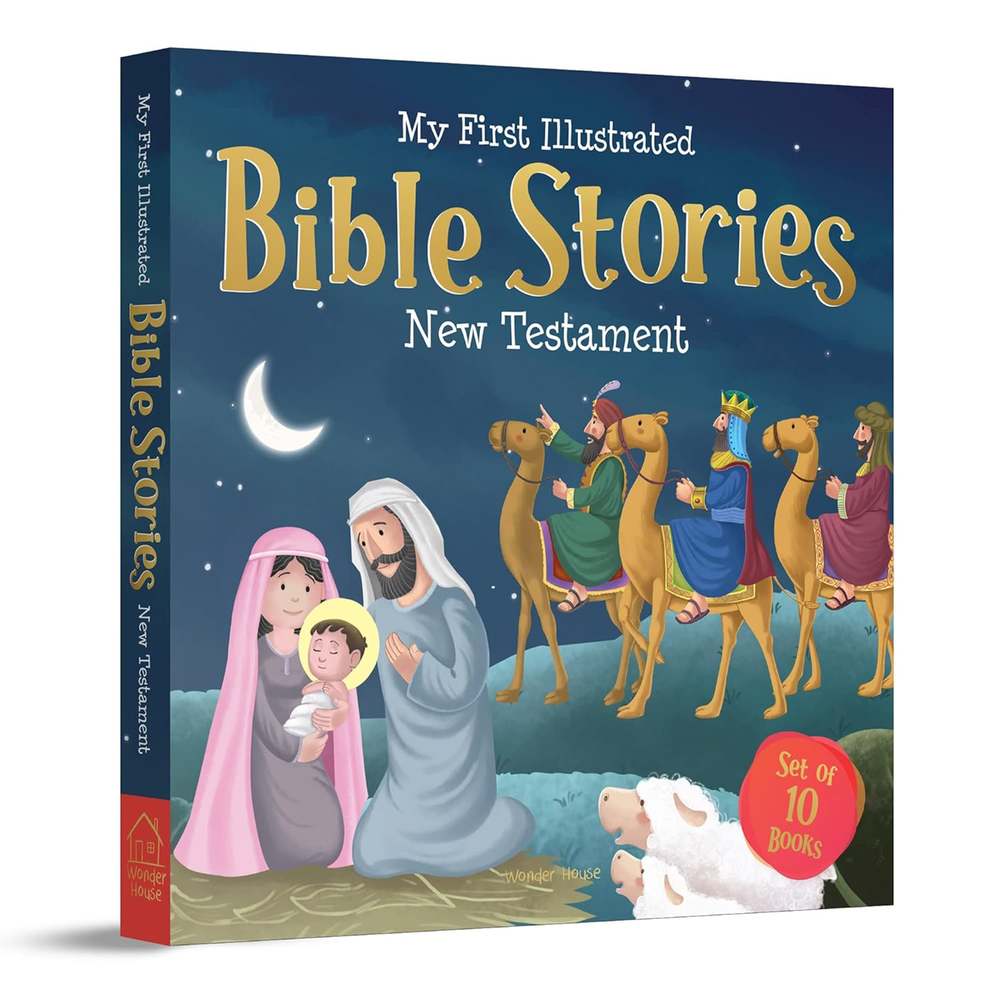 My First Illustrated Bible Stories from New Testament [Boxed Set of 10] book cover