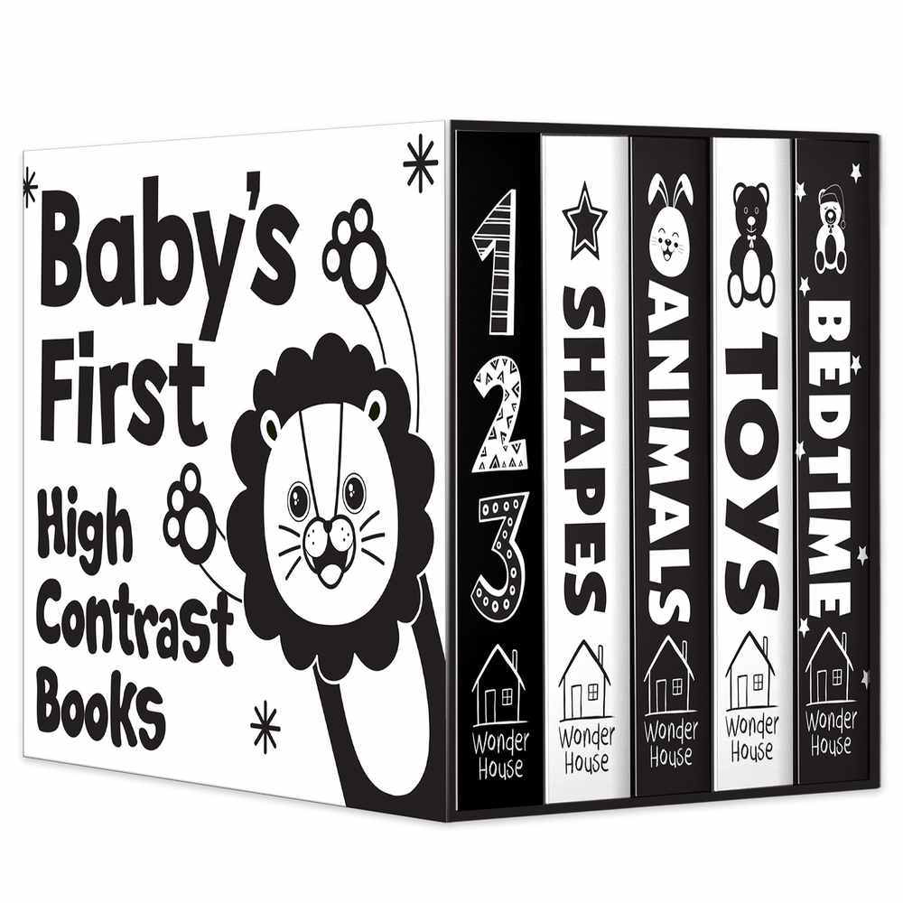 Baby's First High-Contrast Books: Boxed Set book cover