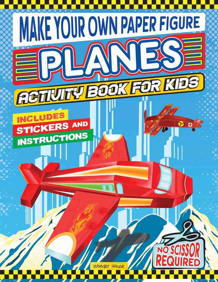 Make your own Paper Figure - Planes (Activity Book for kids) book cover