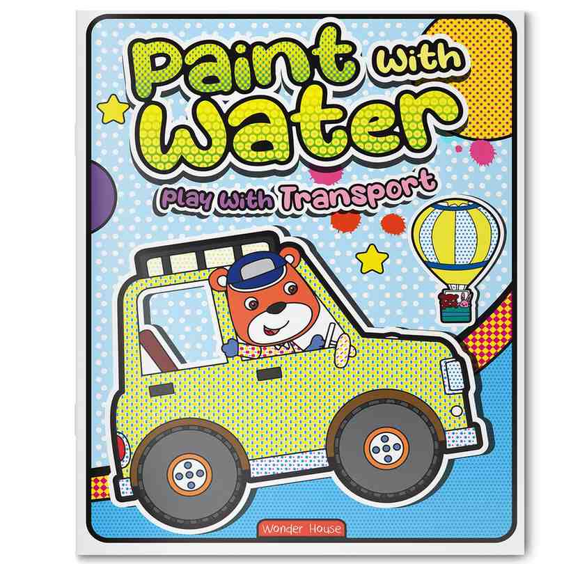 Paint with Water Play with Transport book cover