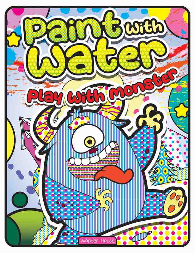 Paint with Water Play with Monsters book cover