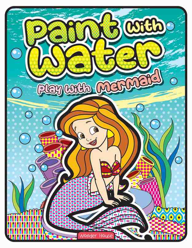 Paint with Water Play with Mermaids book cover
