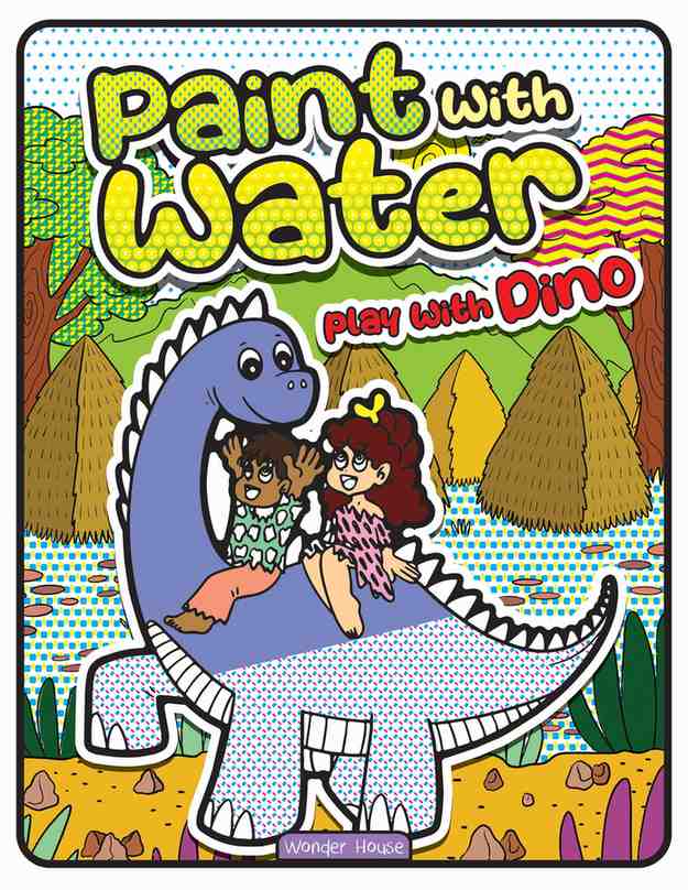 Paint with Water Play with Dinosaur book cover