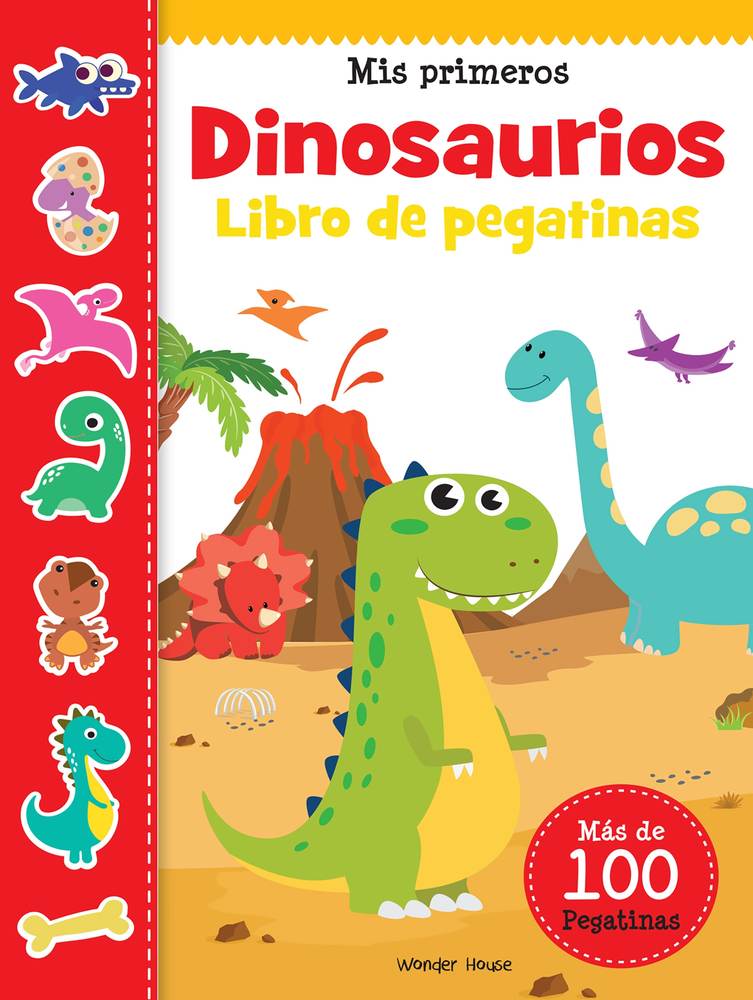 My First Dinosaurs Sticker Book - Spanish book cover