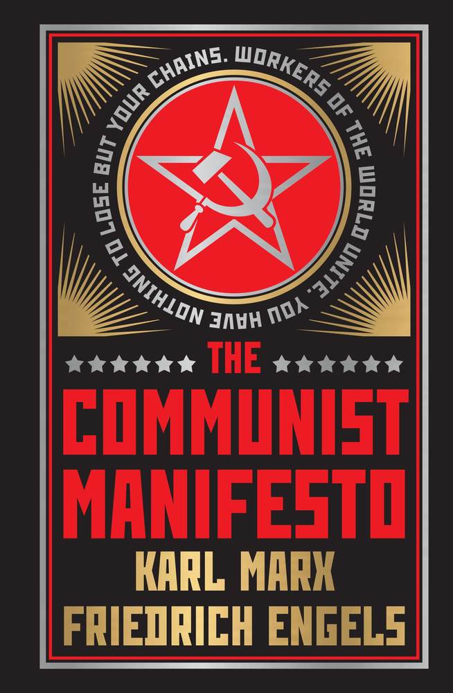 The Communist Manifesto (Deluxe Hardbound Edition) book cover