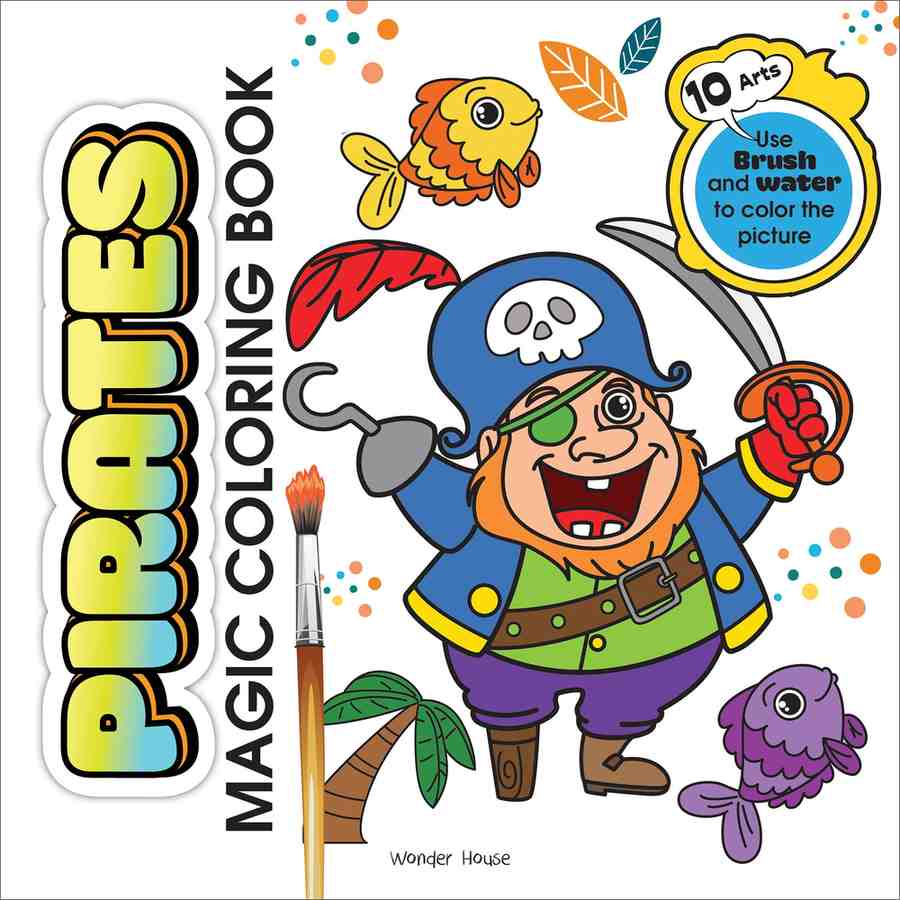 Pirates Magic Coloring Book book cover