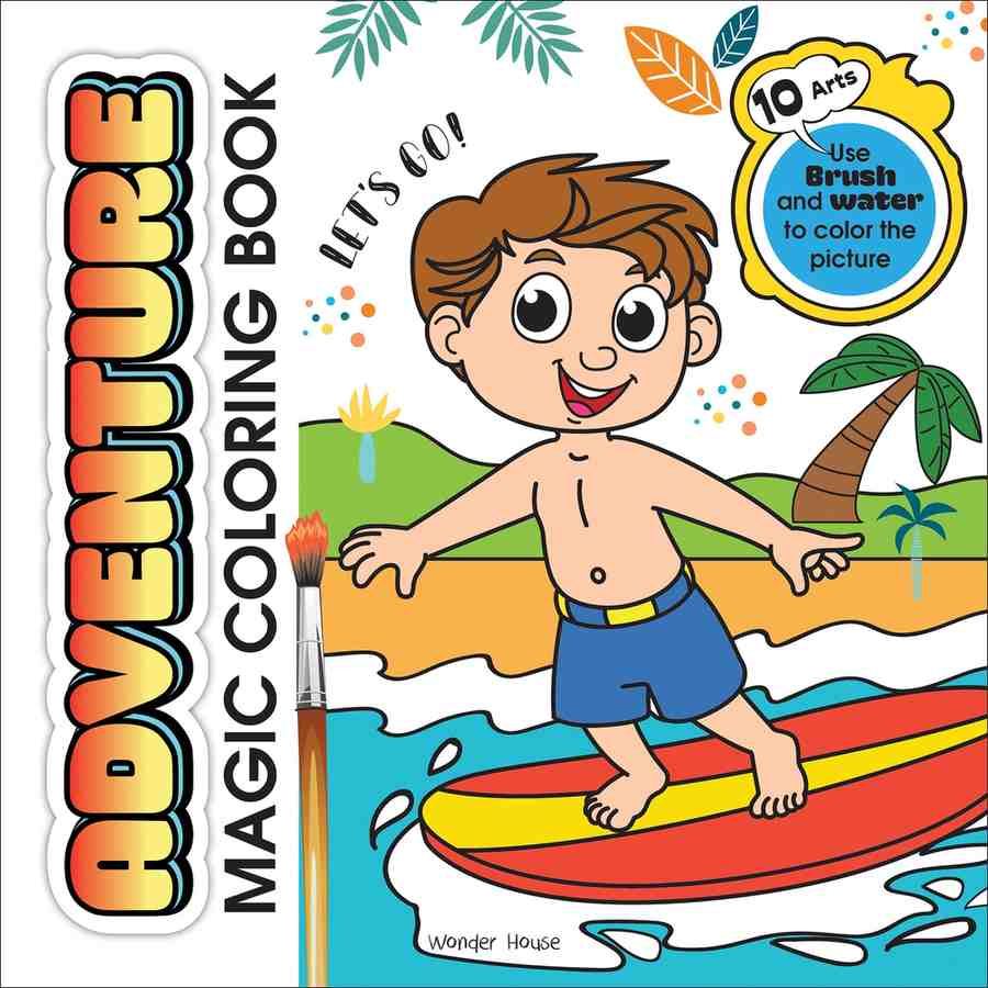 Adventure Magic Coloring Book book cover