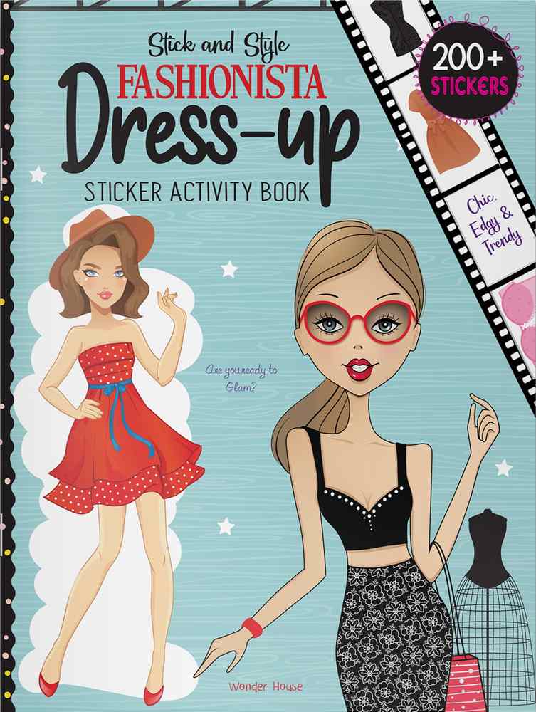 Stick and Style - Fashionista Dress-up (Sticker Activity Book) book cover