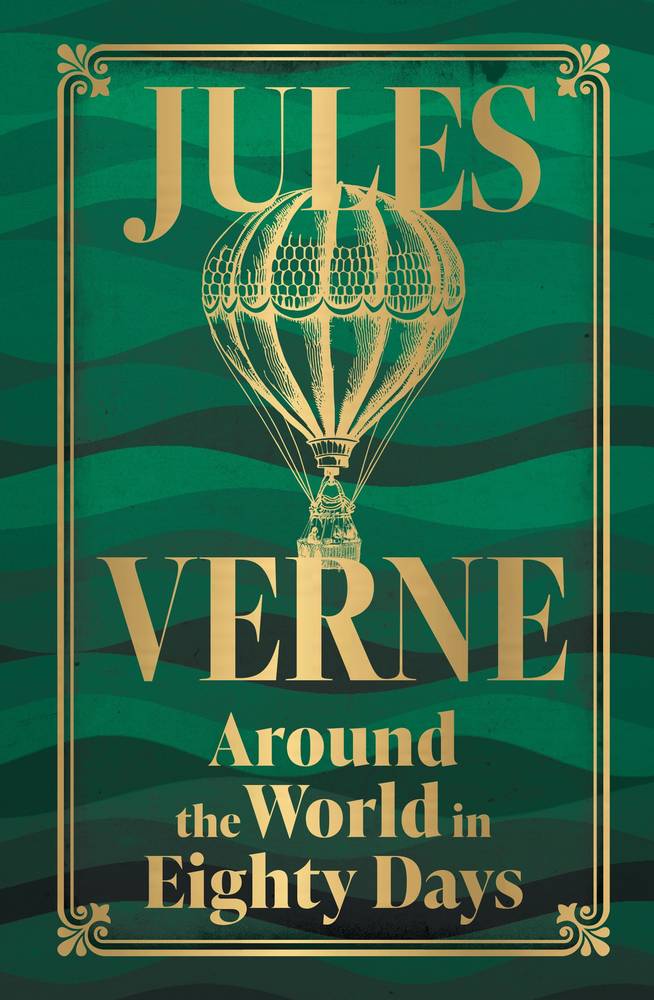 Around the World in Eighty Days (Deluxe Hardbound Edition) book cover