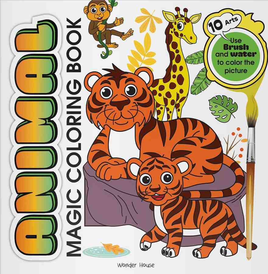 Animal Magic Coloring Book book cover