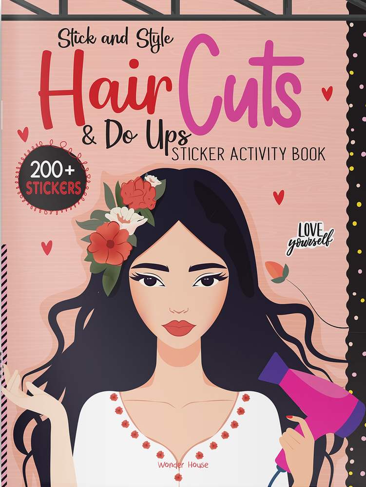 Stick and Style - Hair cuts & Do ups (Sticker Activity Book) book cover