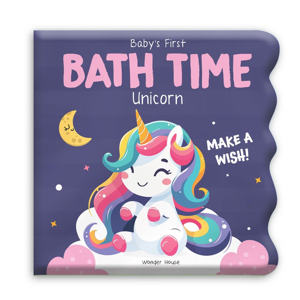 Baby's First Bath Time: Unicorn book cover