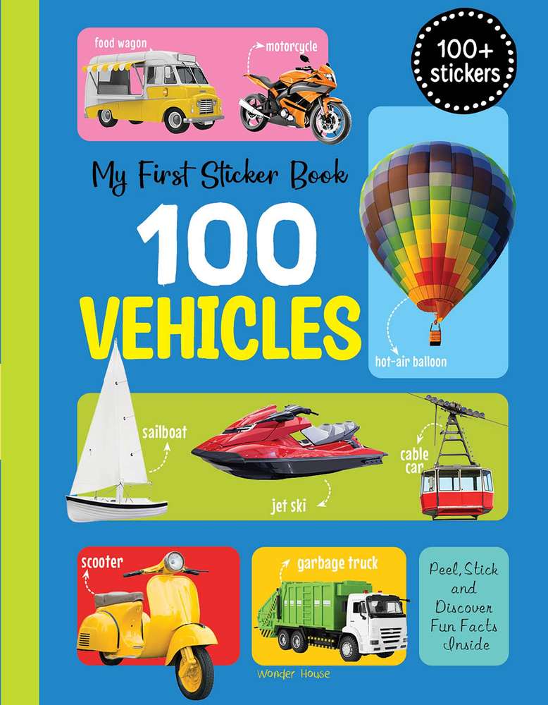 My First 100 Vehicles Stickers book cover