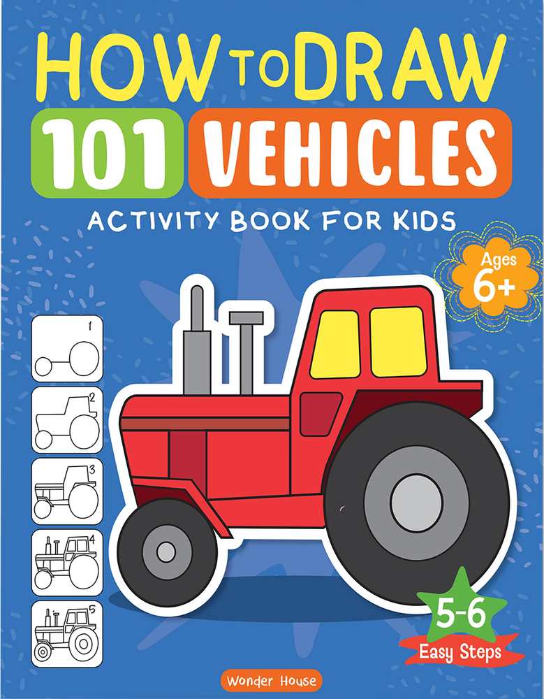 101 Learn to Draw Transport book cover