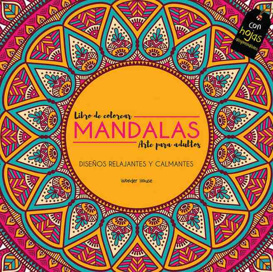 Adult Colouring Books Mandala Art for Adults - Spanish book cover