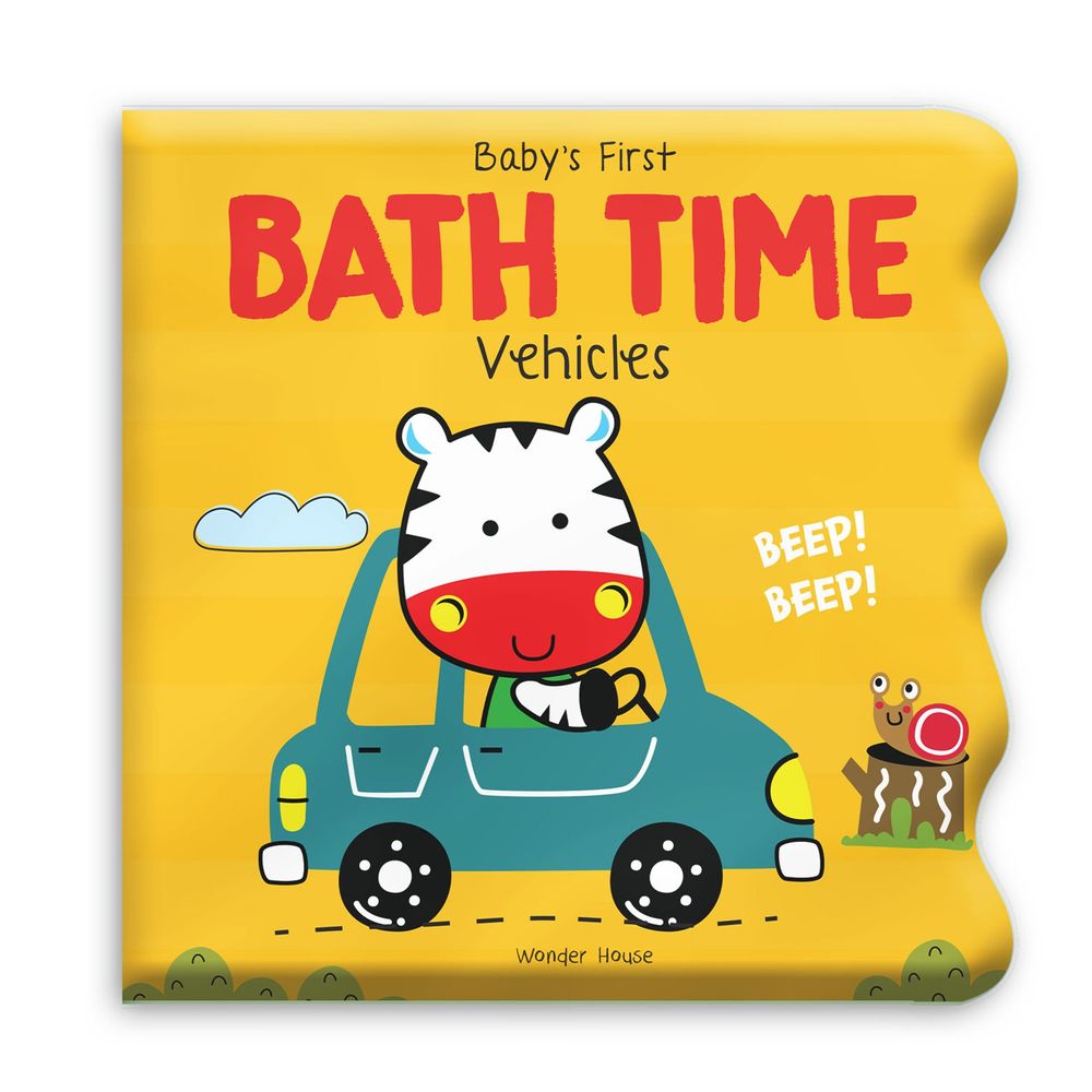 Baby's First Bath Time: Vehicle book cover