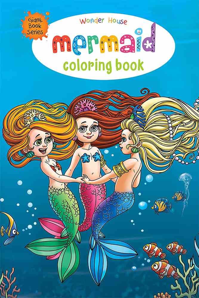 Mermaid Colouring Book (Giant Book Series) book cover