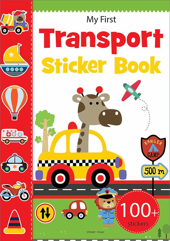 My First Transport Sticker Book book cover