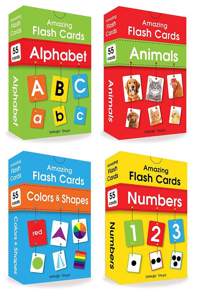 Amazing Flash Cards Set Of 4 Boxes book cover