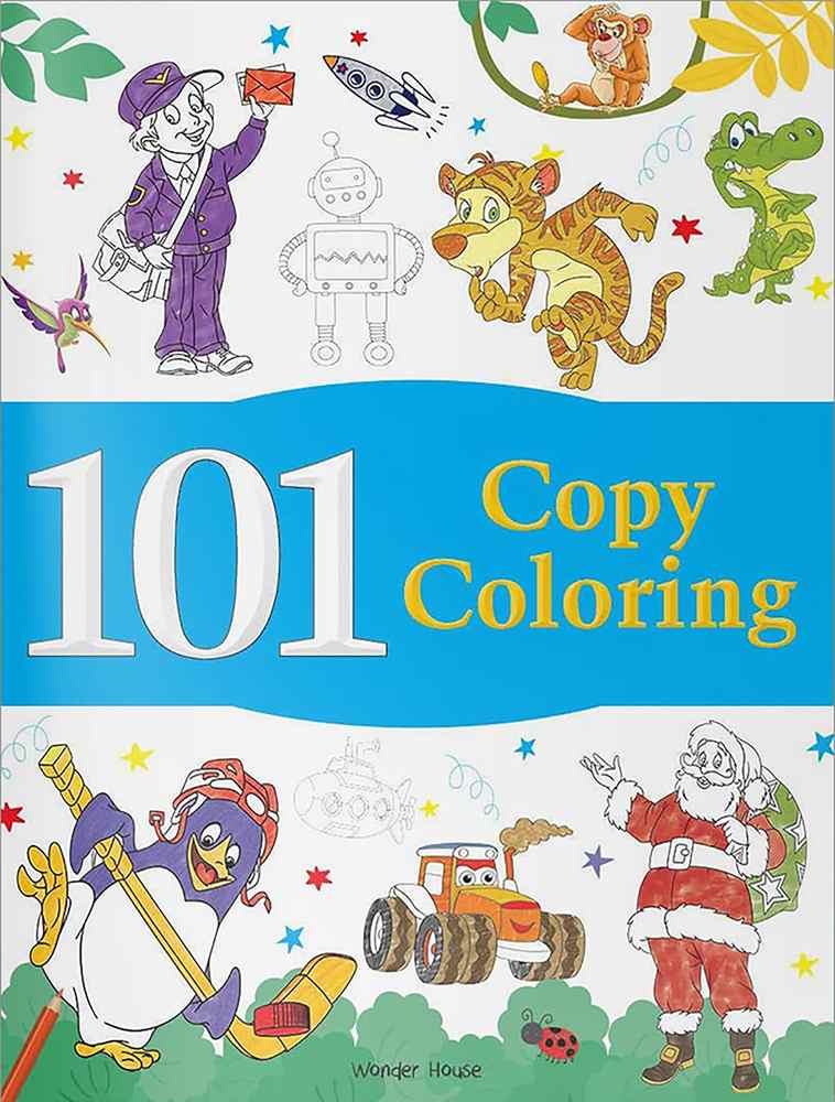 101 Copy Coloring book cover