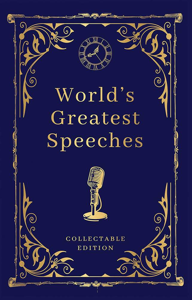 World's Greatest Speeches (Deluxe Hardbound Edition) book cover
