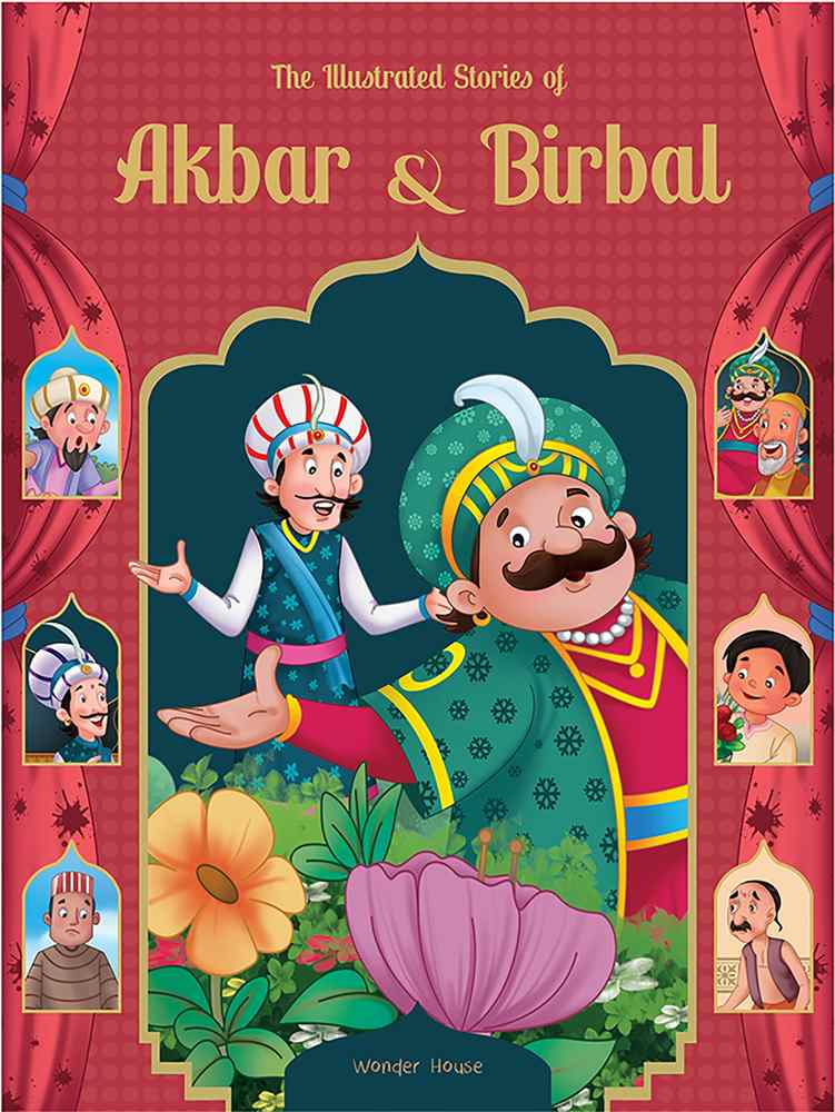The Illustrated Stories of Akbar and Birbal book cover