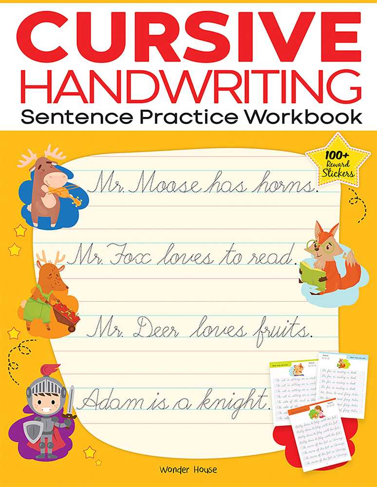 Cursive Handwriting - Sentence book cover