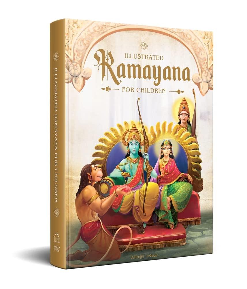 Illustrated Ramayana For Children book cover